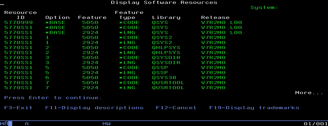 23 Most Common AS400 Commands AS400 ISeries